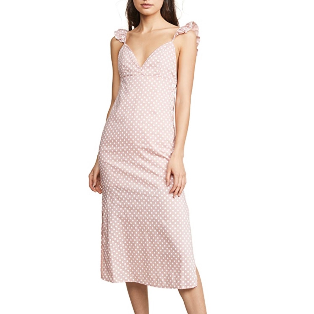 English Factory Polka Dot Slip Dress